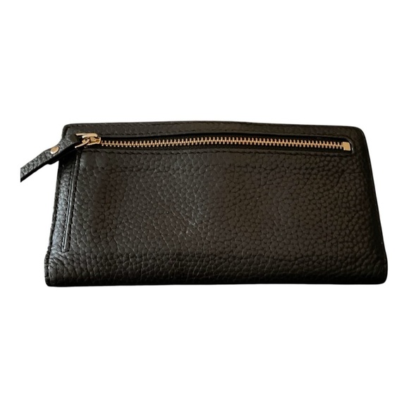 Kate Spade Rare Laurel Way Pebbled Leather Floral Cutout Flowers EUC RARE - Picture 3 of 5